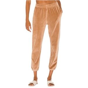 Anine Bing Sport Women's Evan Velour Jogger Pants Size XS Casual Athletic